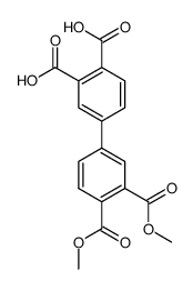 [1,1'-联苯]-3,3',4,4'-四羧酸 3,4-二甲酯 结构式