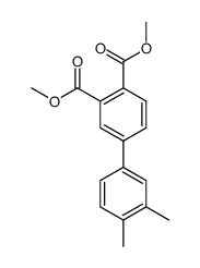 3,4-二甲基联苯-3',4'-二羧酸二甲酯 结构式
