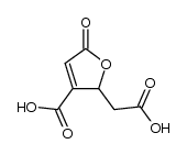 4-羧基-5-羧甲基-2-呋喃酮 结构式