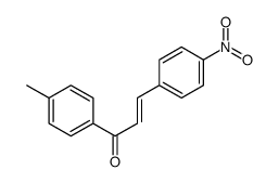 (E)-1-(4-METHYLPHENYL)-3-(4-NITROPHENYL)-2-PROPEN-1-ONE 结构式