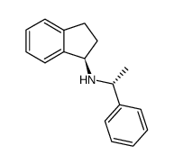 (1R)-2,3-二氢-N-[(1R)-1-苯乙基]-1H-茚-1-胺 结构式
