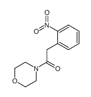4-[(2-硝基苯基)乙酰基]吗啉 结构式