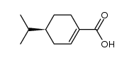 1-Cyclohexene-1-carboxylic acid, 4-(1-methylethyl)-, (4S)- 结构式