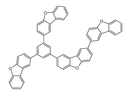 8-(3,5-二(二苯并[b,d]呋喃-2-基)苯基)-2,2'-联二苯并[b,d]呋喃 结构式
