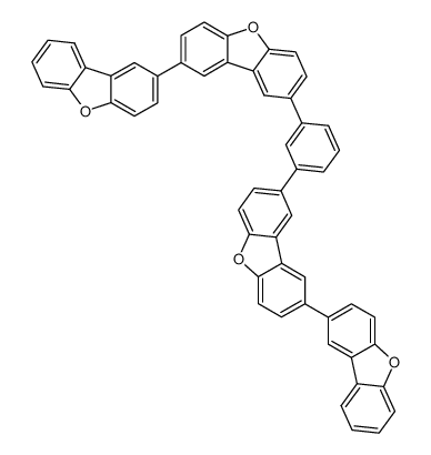1,3-双([2,2'-联二苯并[b,d]呋喃]-8-基)苯 结构式