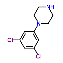 1-(3,5-二氯苯基)哌嗪 结构式