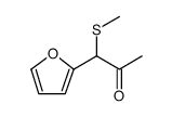 1-(2-呋喃基)-1-(甲硫基)-2-丙酮 结构式