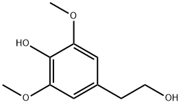 4-(2-羟乙基)-2,6-二甲氧基苯酚 结构式