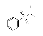 Benzene, [(diiodomethyl)sulfonyl]- 结构式