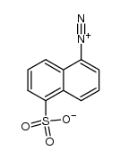 1-萘重氮-5-磺酸内盐 结构式