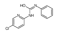 N-(5-氯吡啶-2-基)-N'-苯基脲 结构式