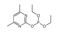Phosphorous acid, 4,6-dimethyl-2-pyrimidinyl diethyl ester 结构式