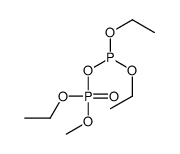 Diphosphoric(III,V) acid, PIII,PIII,PV-triethyl methyl ester (8CI) 结构式