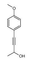 4-(4-甲氧基苯基)-3-丁炔-2-醇 结构式