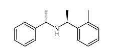 N-((S)-1-(2-甲基苯基)乙基)-(S)-苯乙胺 结构式