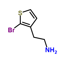 2-(2-溴噻吩-3-基)乙胺 结构式