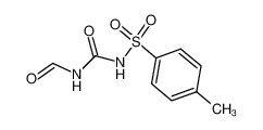 N-对甲苯磺酰基-N'-甲酰基脲 结构式