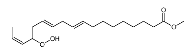 9,12,16-Octadecatrienoic acid, 15-hydroperoxy-, methyl ester 结构式
