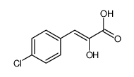 3-(4-氯苯基)-2-羟基-2-丙烯酸 结构式
