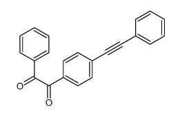 1-苯基-2-[4-(2-苯乙炔基)苯基]乙烷-1,2-二酮 结构式
