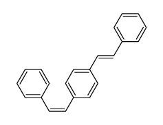 1,4-bis[(Z)-2-phenylethenyl]benzene 结构式