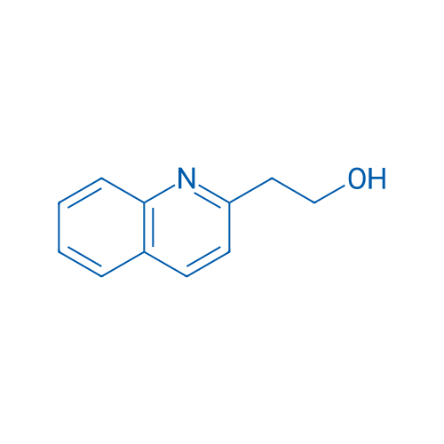 2-(2-羟乙基)喹啉 结构式