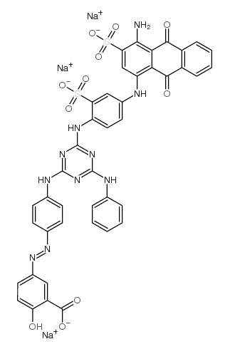 直接耐晒绿 5GLL 结构式