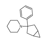 3-苯基-3-(N-哌啶基)双环(3.1.0)己烷 结构式