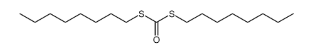 二硫代碳酸 S,S-二辛酯 结构式
