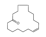 (8E)-环十七碳-8-烯-1-酮 结构式