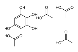 1,2,3,5-苯四酚四乙酸酯 结构式