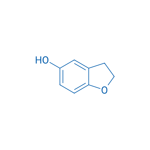 2,3-二氢苯并呋喃-5-醇 结构式