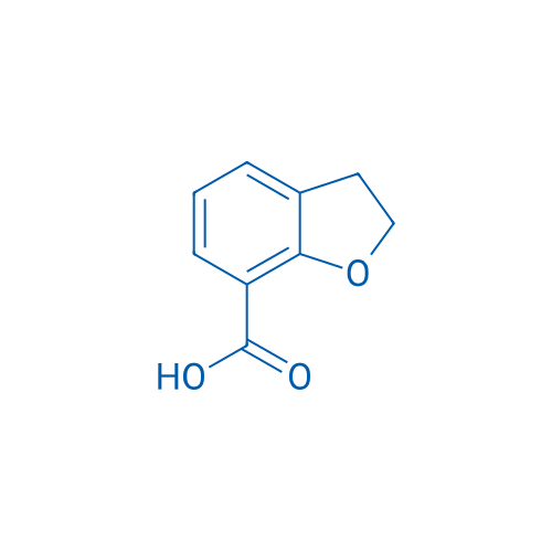 2,3-二氢苯并呋喃-7-羧酸 结构式