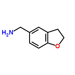 2,3-二羟基苯并[B]呋喃-5-基甲胺 结构式