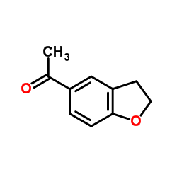5-乙酰基-2,3-二氢苯并[b]呋喃 结构式