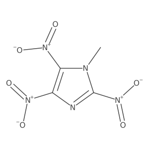 1-甲基-2,4,5-三硝基咪唑 结构式