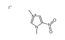 1,3-二甲基-4-硝基咪唑-1-鎓碘化物 结构式