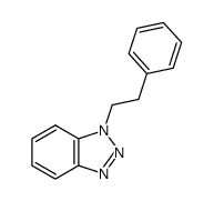 1-苯乙基-1H-苯并[D][1,2,3]三唑 结构式