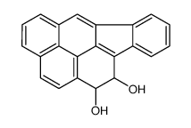 反式-1,2-二氢-1,2-二羟基茚并(1,2,3-cd)芘 结构式