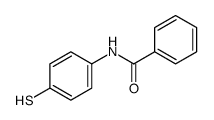 N-(4-巯基苯基)苯甲酰胺 结构式