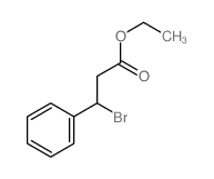 3-溴-3-苯基丙酸乙酯 结构式