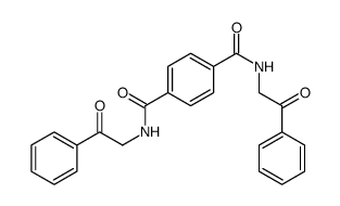 N,N'-二(2-氧代-2-苯基乙基)苯-1,4-二甲酰胺 结构式
