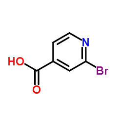 2-溴-4-吡啶羧酸 结构式