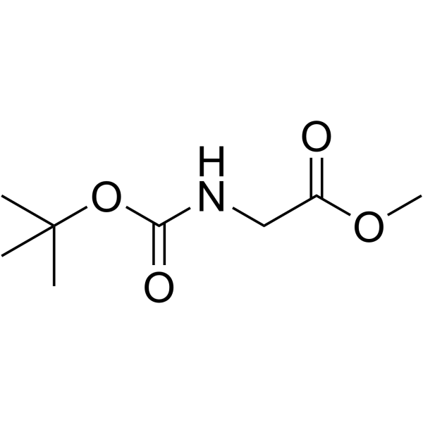 BOC-甘氨酸甲酯 结构式