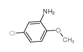 5-氯-2-甲氧基苯胺 结构式