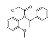 2-氯-N-(2-甲氧基苯基)-N-(1-苯基乙烯基)乙酰胺 结构式