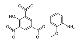 2-甲氧基苯胺 2,4,6-三硝基苯酚盐(1:1) 结构式