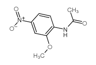 2-甲氧基-4-硝基乙酰苯胺 结构式