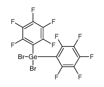 Germane, dibromobis(2,3,4,5,6-pentafluorophenyl)- 结构式