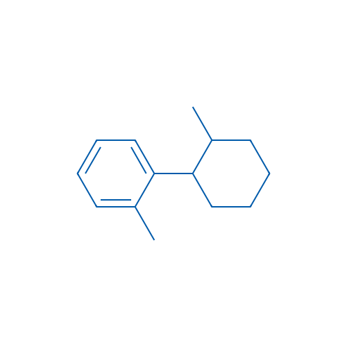 1-Methyl-2-(2-methylcyclohexyl)benzene 结构式